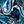 Blue Painterly Leaves