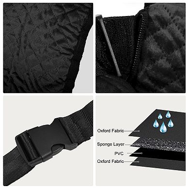 Dog Car Seat Booster Seat Adjustable Straps For Medium Small Sized Pets Seat Travel Bed