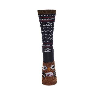 Women's Foot Pet Owl Crew Socks