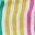 White Colorful Stripe