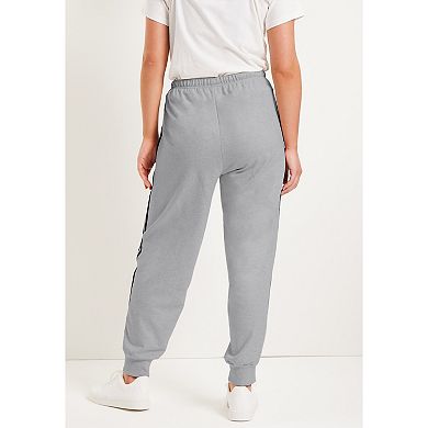 June + Vie Women's Plus Size French Terry Jogger