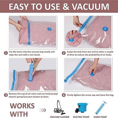 Jumbo Vacuum Storage Bags: Space-saving Solution For Travel And Home