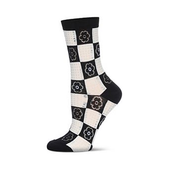 Women's Daisy Squared Crew Socks