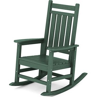 Modern High-back Patio Rocking Chair