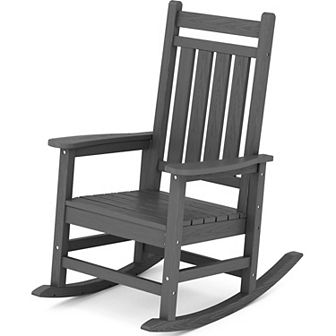 Modern High-back Patio Rocking Chair