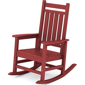 Modern High-back Patio Rocking Chair