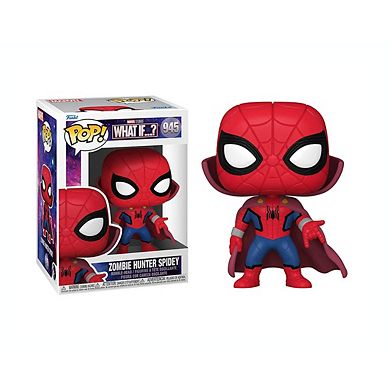 Funko Pop! Marvel What If...? Bobble Head Zombie Hunter Spidey #945