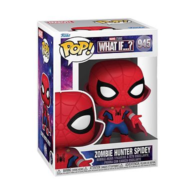 Funko Pop! Marvel What If...? Bobble Head Zombie Hunter Spidey #945