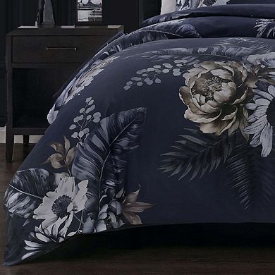 Bebejan Forget Me Not 100% Cotton Sateen 3 Piece Reversible Duvet Cover Set