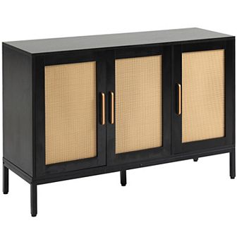 Bathroom Over-the-Toilet Storage Rack with Tissue Box MDF Wood, Large Capacity Organizer