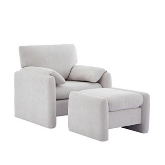 Outdoor Patio HDPE Rocking Chair, Extra Wide Seat