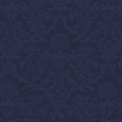 Kate Aurora Jacquard Damask Curtains With An Attached Austrian Valance and Tiebacks