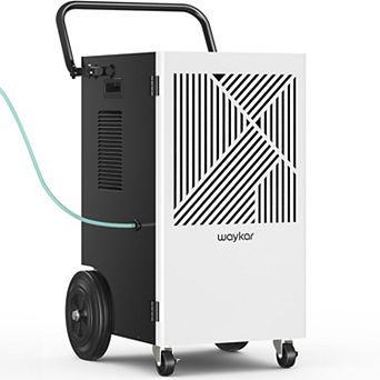 Waykar 155 Pint Commercial Dehumidifier with Built-in Pump for Basement Space up to 7500Sq. Ft.