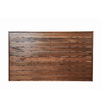 Merax 5 Piece Patio Dining Set, Outdoor Wood Dining Furniture