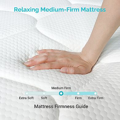 Serweet 14 Inch Memory Foam Hybrid Mattress Pocket Spring Mattress In A Box