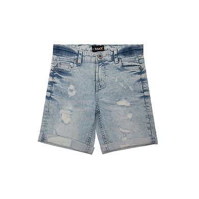 Little Boy's Roll-up Denim Shorts 2-pack