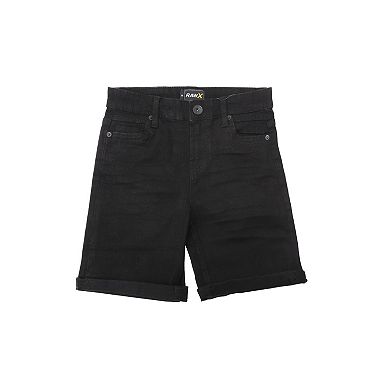 Little Boy's Roll-up Denim Shorts 2-pack