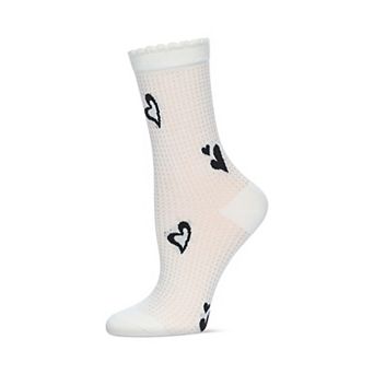 Women's Floating Hearts Crew Socks