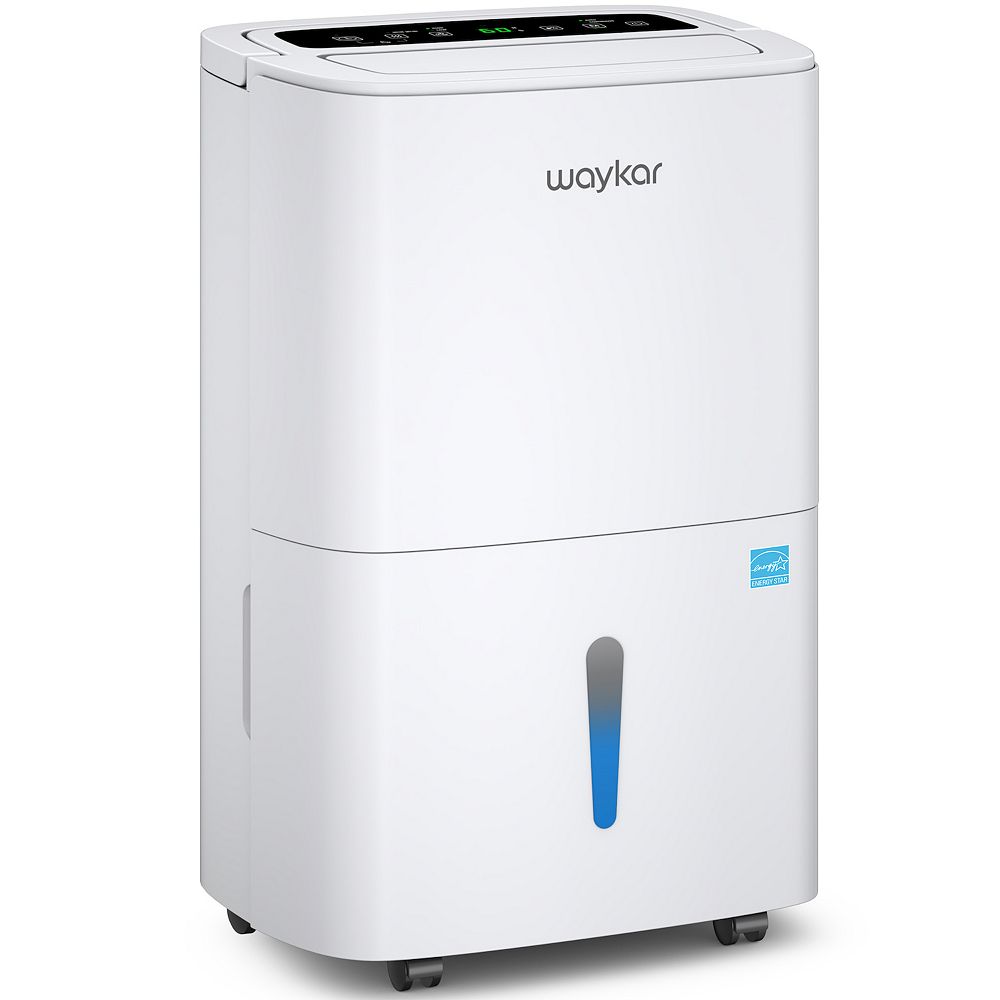 Waykar 150 Pint Energy Star Dehumidifier for Large Rooms and Basements ...