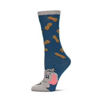 Women's Foot Pet Elephant Crew Socks