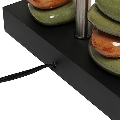 Lalia Home Contemporary Tranquil Stone Table Lamp