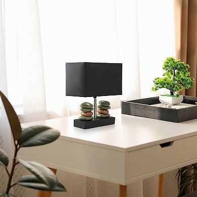 Lalia Home Contemporary Tranquil Stone Table Lamp