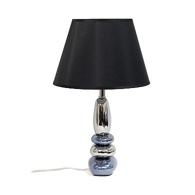 Lalia Home Contemporary Ebb and Flow Stacked Stone Table Lamp
