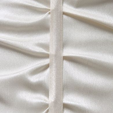 Lalia Home Vintage Embellished Table Lamp with Ruffled Cream Shade