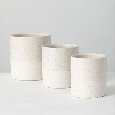 Sullivan's Speckled Planters Table Decor 3 pc Set