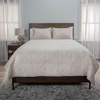 Rizzy Home Diamond Stitch Quilt Set with Shams