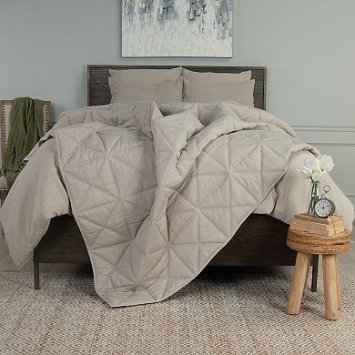 Rizzy Home Diamond Stitch Quilt Set with Shams