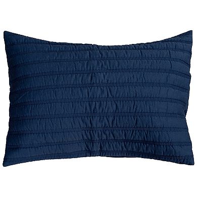 Rizzy Home 3-pc. Blue Quilt Set with Shams