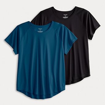 Plus Size Tek Gear® 2-Pack Moisture-Wicking Short Sleeve Tees