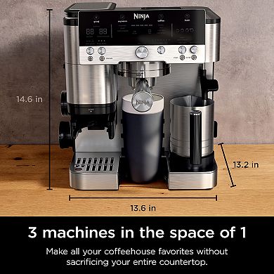 Ninja Luxe Café Premier Series 3-in-1 Espresso, Coffee and Cold Brew Machine