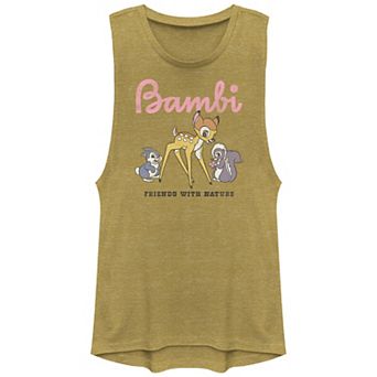 Disney's Bambi Friends With Nature Juniors' Graphic Tank Top