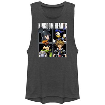 Disney's Kingdom Hearts Portraits Juniors' Graphic Tank Top