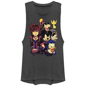 Disney's Kingdom Hearts Battle Group Juniors' Graphic Tank Top