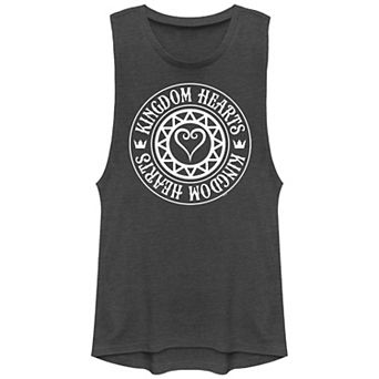 Disney's Kingdom Hearts Stamp Juniors' Graphic Tank Top