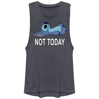 Disney's Lilo & Stitch Not Today Juniors' Graphic Tank Top