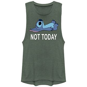 Disney's Lilo & Stitch Not Today Juniors' Graphic Tank Top