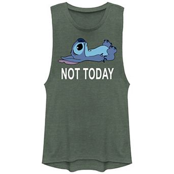 Disney's Lilo & Stitch Not Today Juniors' Graphic Tank Top