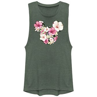 Disney's Mickey Mouse Tropical Mouse Juniors' Graphic Tank Top