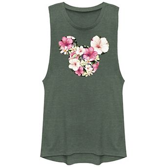Disney's Mickey Mouse Tropical Mouse Juniors' Graphic Tank Top