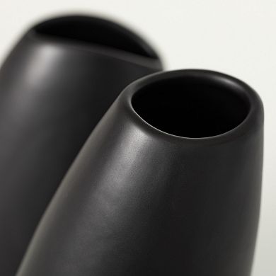 Sullivan's 2-pc. Modern Matte Black Vase Table Decor Set