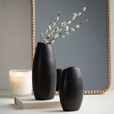 Sullivan's 2-pc. Modern Matte Black Vase Table Decor Set