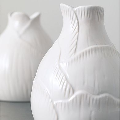 Sullivan's 2-pc. White Bud Vase Table Decor Set