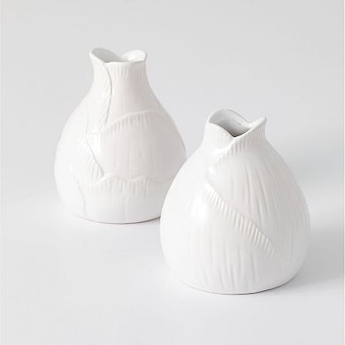 Sullivan's 2-pc. White Bud Vase Table Decor Set