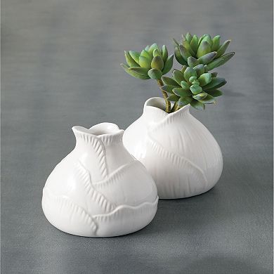 Sullivan's 2-pc. White Bud Vase Table Decor Set