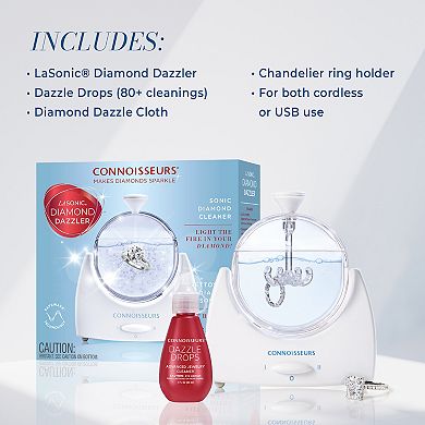 Connoisseurs LaSonic® Diamond Dazzler Cleaning Kit