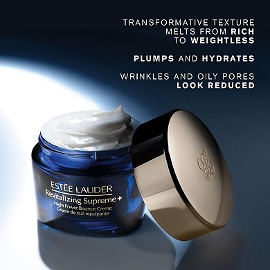 Revitalizing Supreme+ Moisturizer Night Power Bounce Creme with Vitamin E